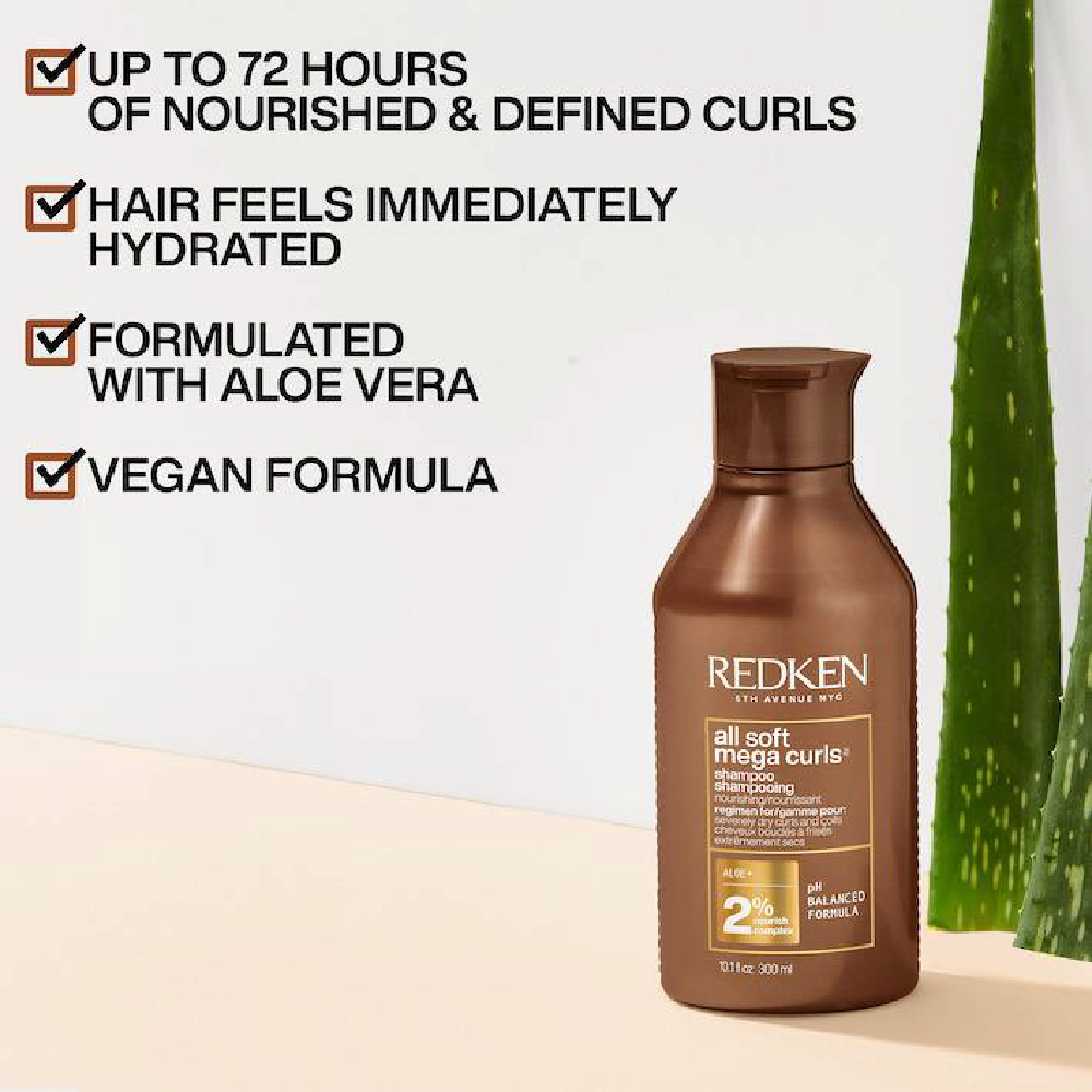 Redken All Soft Mega Curls Shampoo 300ml