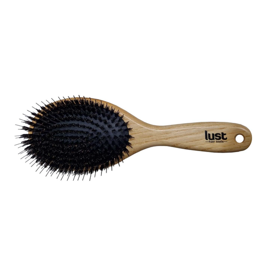 Lust Luxury Wooden Oval Cushion Brush