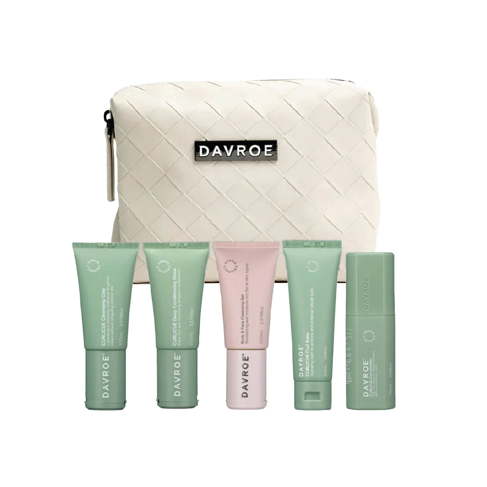 DAVROE CURLICUE TRAVEL SET 5PC FOR CURLY HAIR