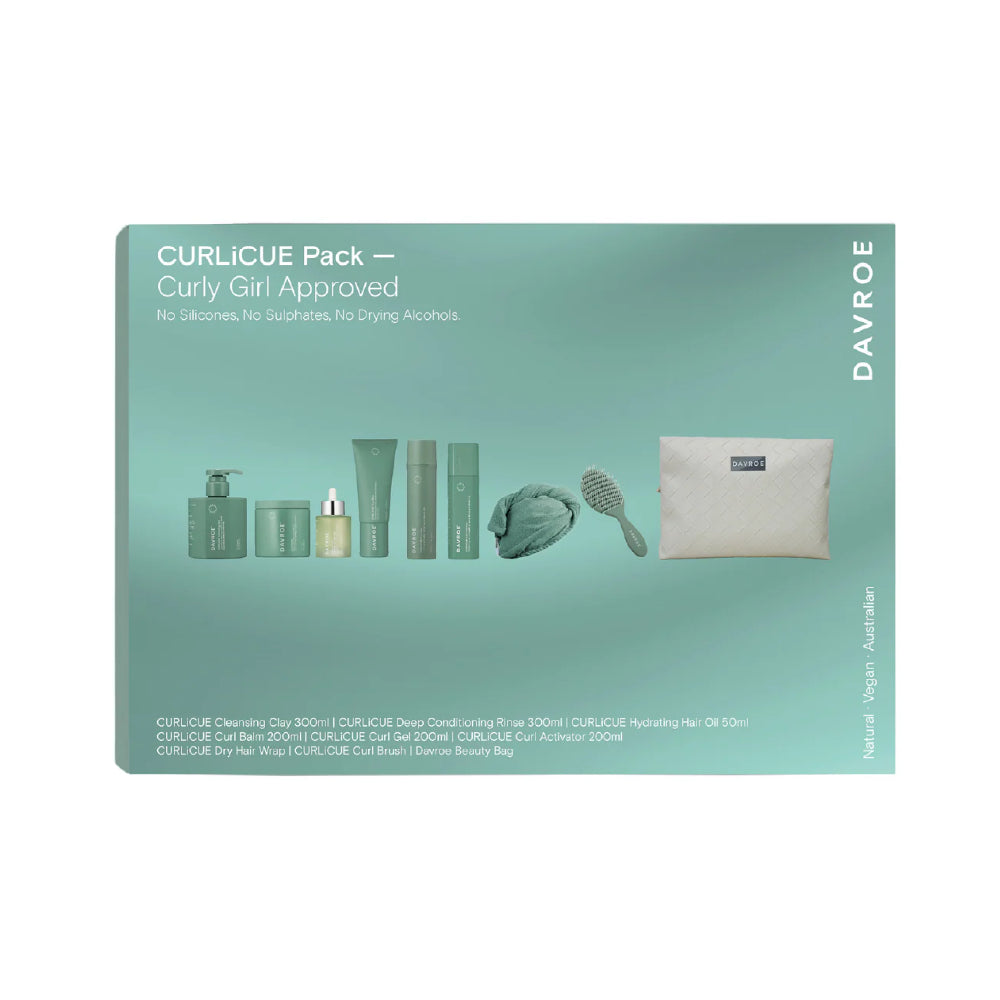 DAVROE ULTIMATE CURLICUE CURLY GIRL APPROVED 8 PIECE SET
