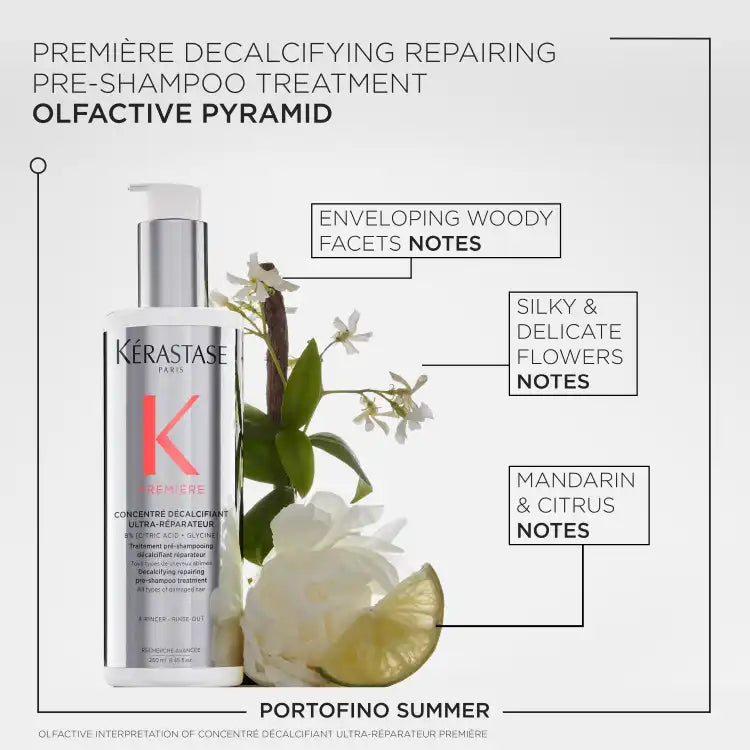 KÉRASTASE PREMIÈRE CONCENTRÉ DÉCALCIFIANT ULTRA-RÉPARATEUR REPAIRING PRE-SHAMPOO TREATMENT 250ML
