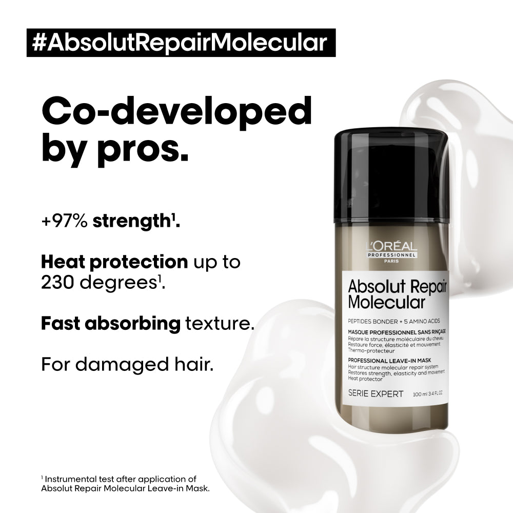 L’ORÉAL PROFESSIONNEL ABSOLUT REPAIR MOLECULAR LEAVE-IN MASQUE 100ML