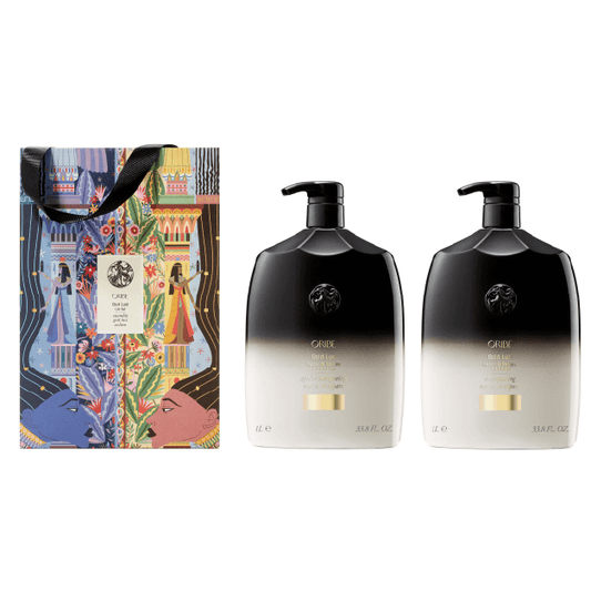 ORIBE GOLD LUST SHAMPOO AND CONDITIONER LITRE GIFT SET