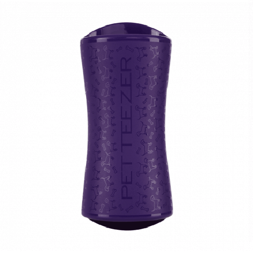 Pet Teezer De-Shedding And Dog Grooming Brush Purple/Black Back View