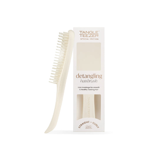 TANGLE TEEZER DETANGLING HAIRBRUSH MATTE PORCELAIN CREAM SPECIAL EDITION