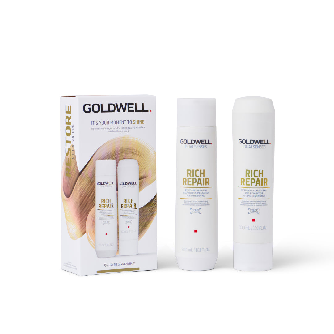 SEASONAL GOLDWELL RICH REPAIR GIFT SET FOR DAMAGED HAIR