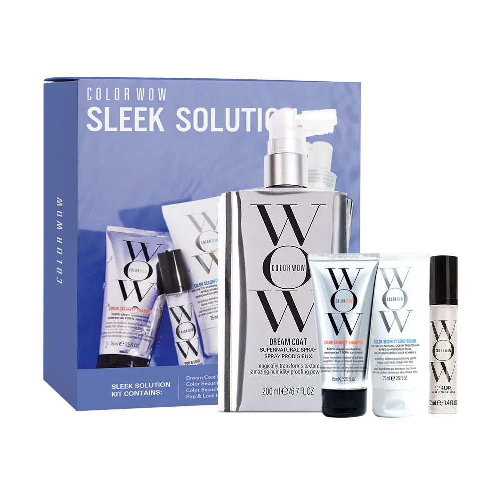 SEASONAL COLOR WOW SLEEK SOLUTION GIFT SET