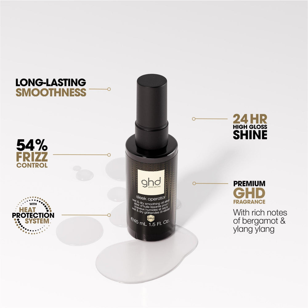 ghd SLEEK OPERATOR WET AND DRY SMOOTHING ELIXIR 45ML