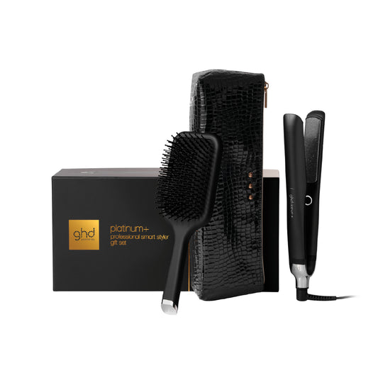 ghd PLATINUM+® GIFT SET WITH BAG AND PADDLE BRUSH