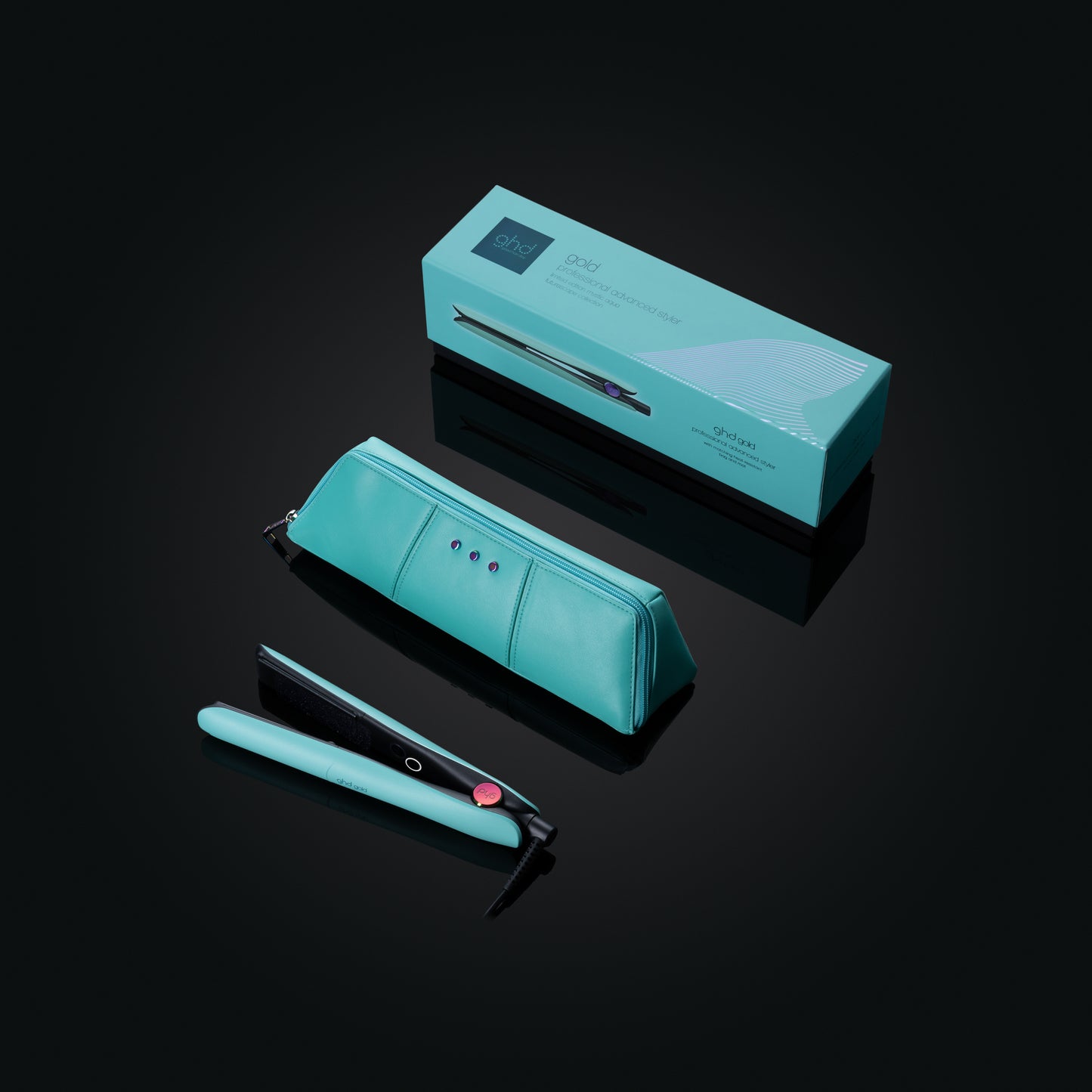 ghd GOLD® HAIR STRAIGHTENER IN MYSTIC AQUA