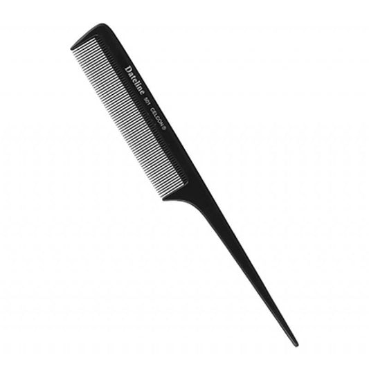 Dateline Professional 501 Black Celcon Tail Comb 20Cm