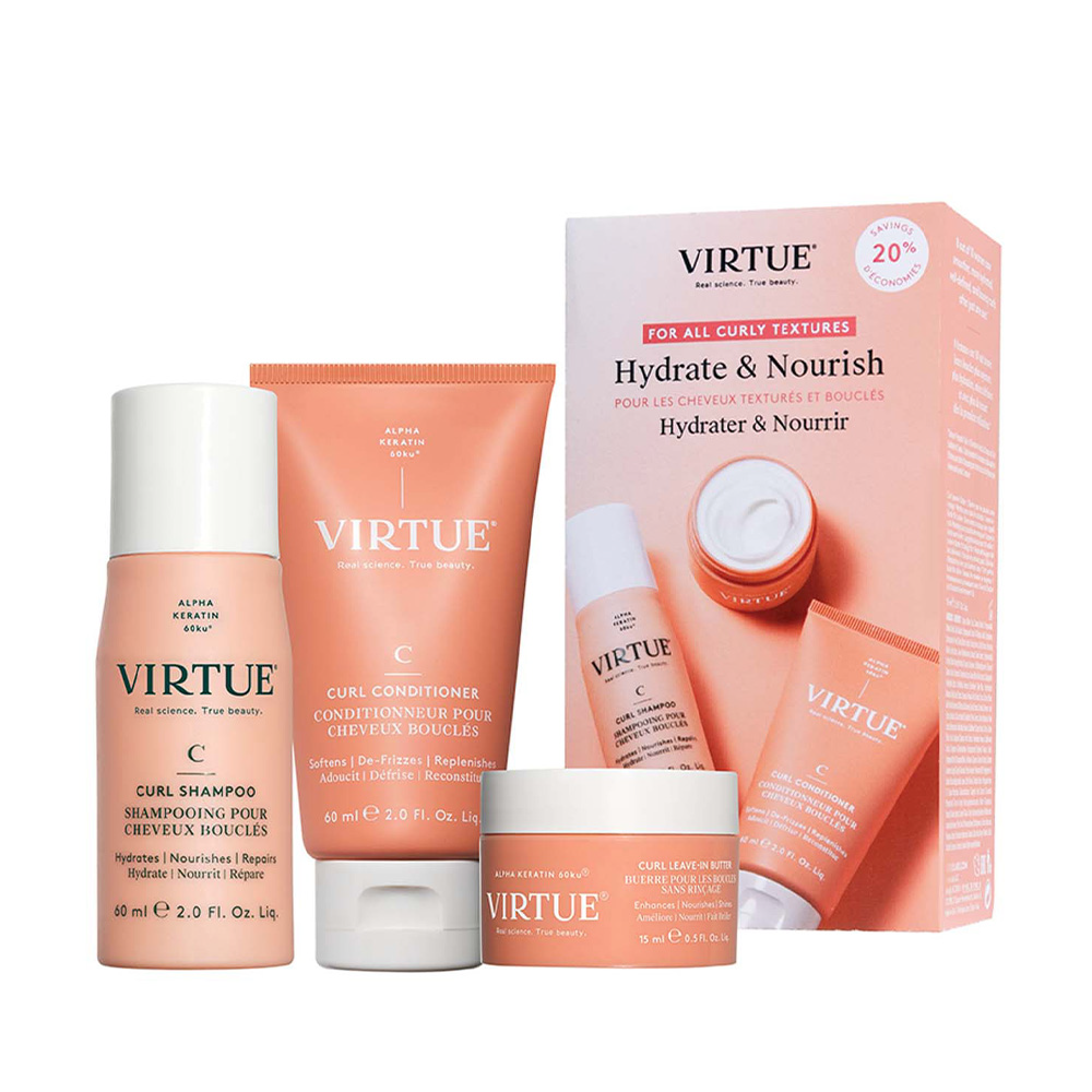 Virtue Curl Discovery Kit For Curly Hair