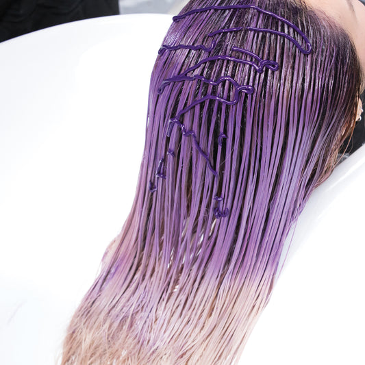 How long should I leave purple shampoo in for?