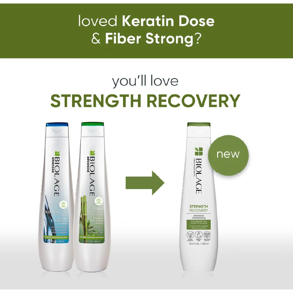 Biolage Strength Recovery Shampoo 400ml