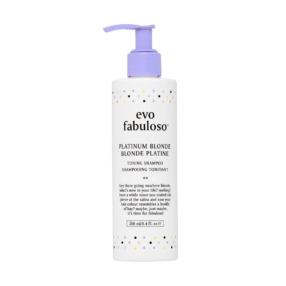 Evo Fabuloso Platinum Blonde Toning Shampoo 250ml