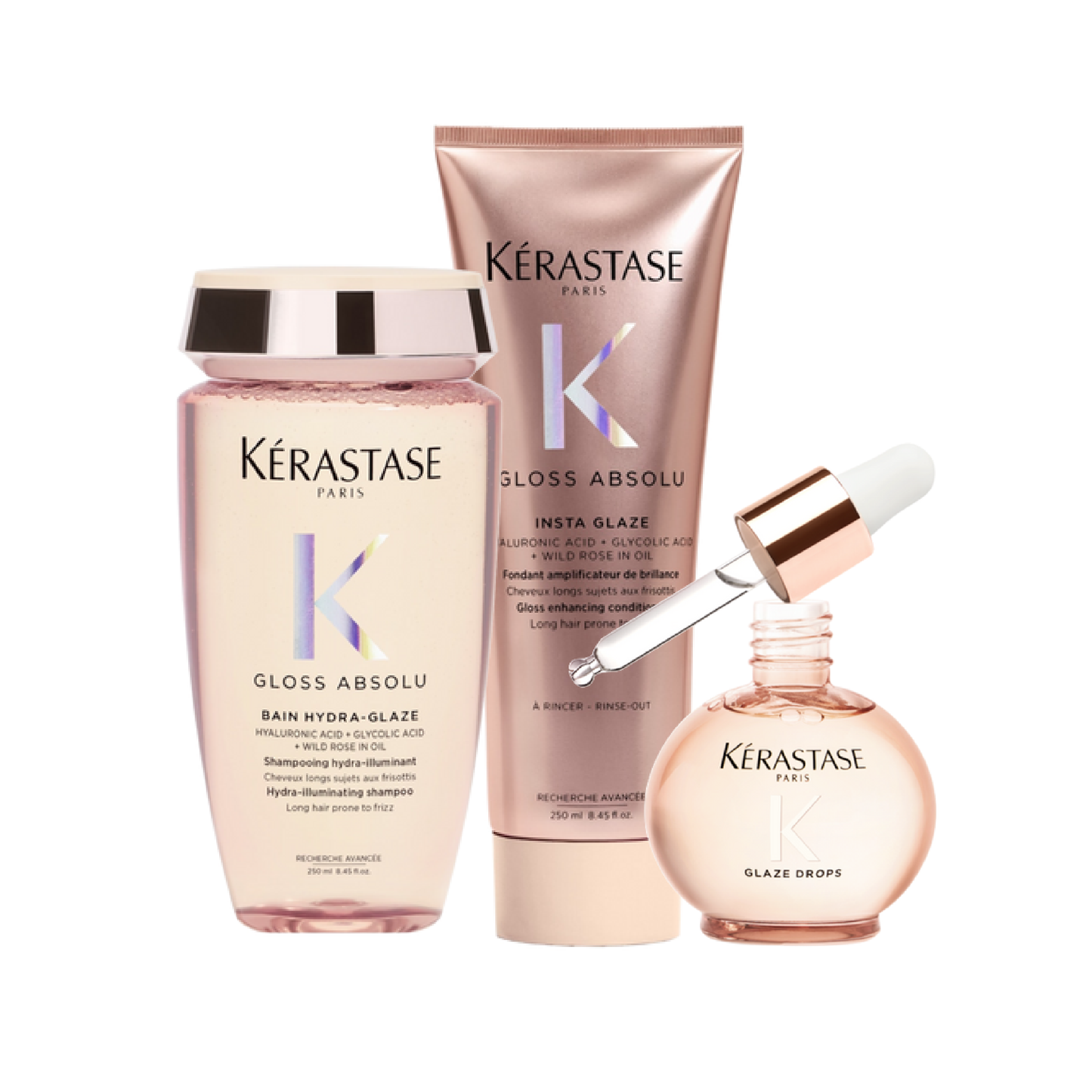 KÉRASTASE GLOSS ABSOLU GLOSS AND GO SHINE ESSENTIALS HAIR KIT