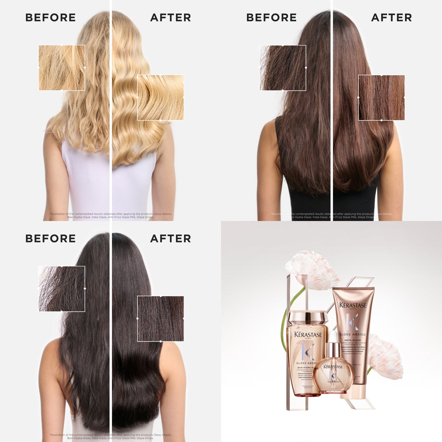 KÉRASTASE GLOSS ABSOLU GLOSS AND GO SHINE ESSENTIALS HAIR KIT