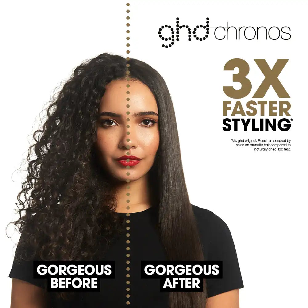 ghd CHRONOS HAIR STRAIGHTENER IN BLACK