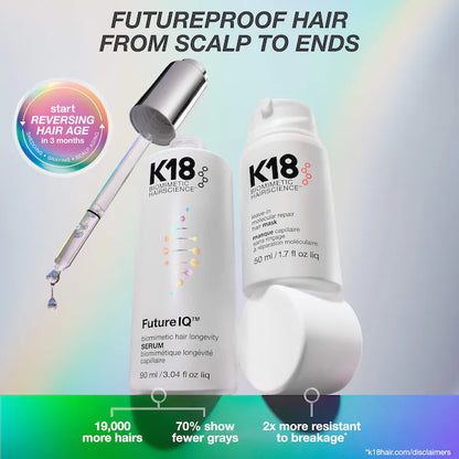 K18 FUTUREIQ™ BIOMIMETIC HAIR LONGEVITY SERUM 90ML