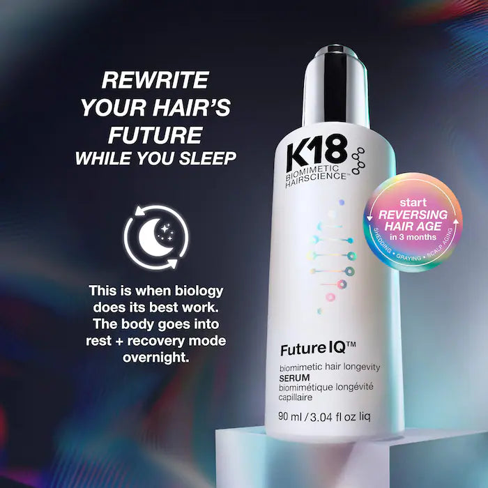 K18 FUTUREIQ™ BIOMIMETIC HAIR LONGEVITY SERUM 90ML