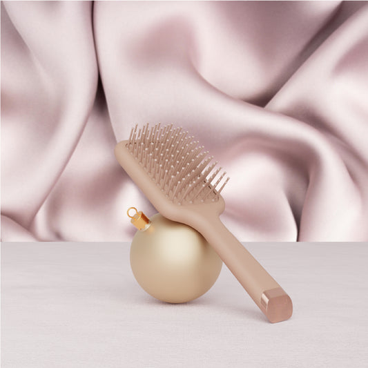 GHD MINI PADDLE BRUSH IN CASHMERE BEIGE LIMITED EDITION