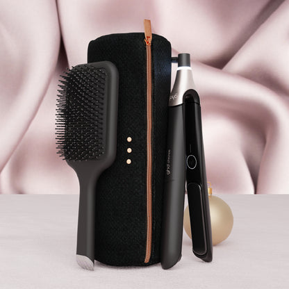 GHD CHRONOS™ GIFT SET WITH BAG AND PADDLE BRUSH IN BLACK