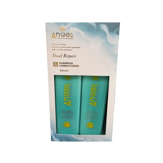 ANGEL PROFESSIONAL DUAL REPAIR DUO GIFT SET FOR DAMAGED DRY HAIR 500ML