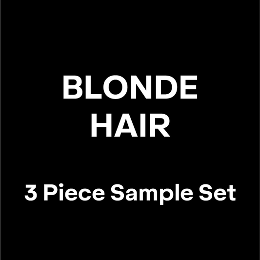 BLONDE HAIR 3 PIECE SAMPLE SET- Yours FREE with shipped orders over $109