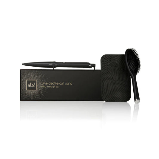 ghd CURVE CREATIVE CURL WAND LIMITED EDITION GIFT SET WITH DRESSING BRUSH