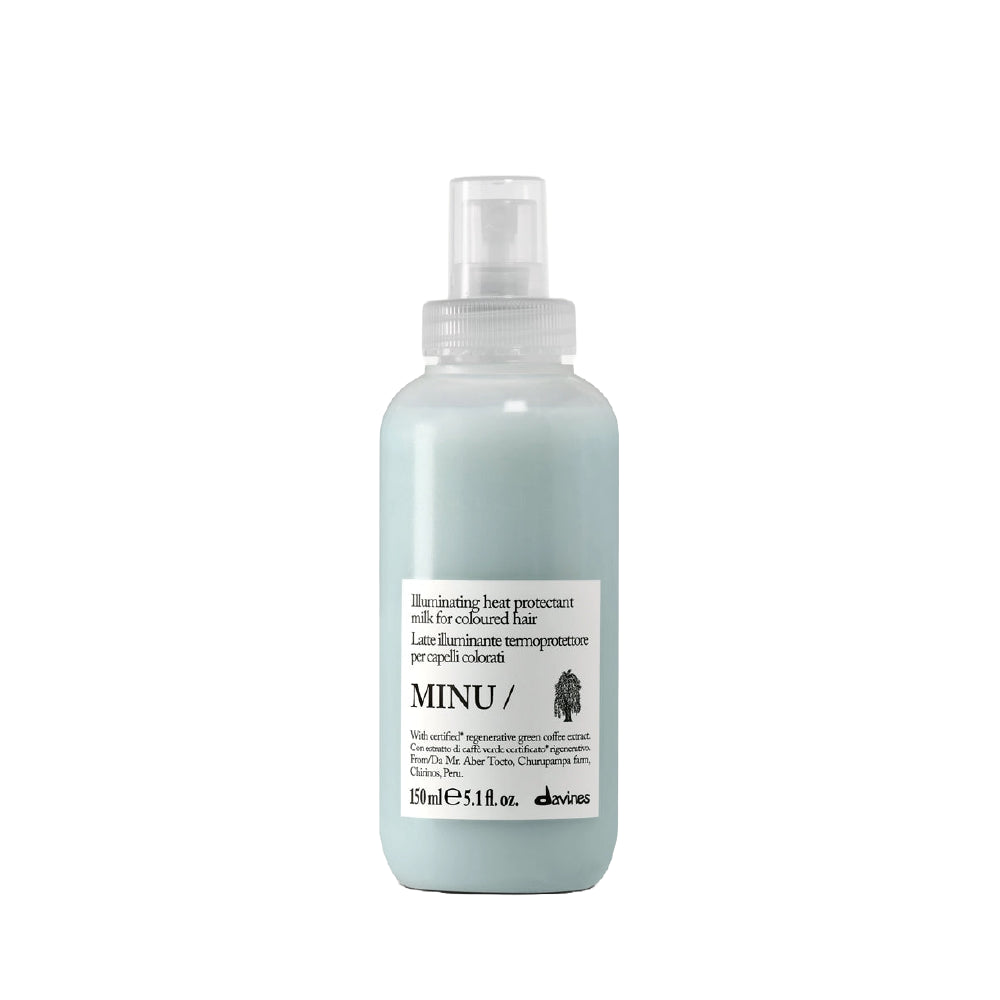 DAVINES MINU COLOR GLOW HEAT PROTECTANT MILK FOR COLOURED HAIR 150ML