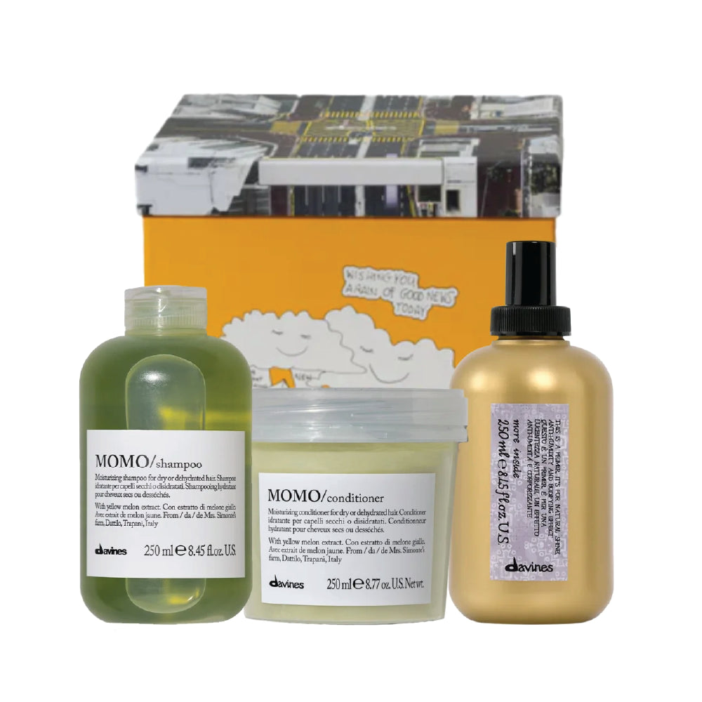 DAVINES MOMO THREE PIECE GIFT SET