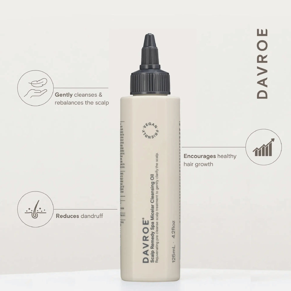 DAVROE SCALP REMEDY SPA MICELAR CLEANSING OIL 125ML