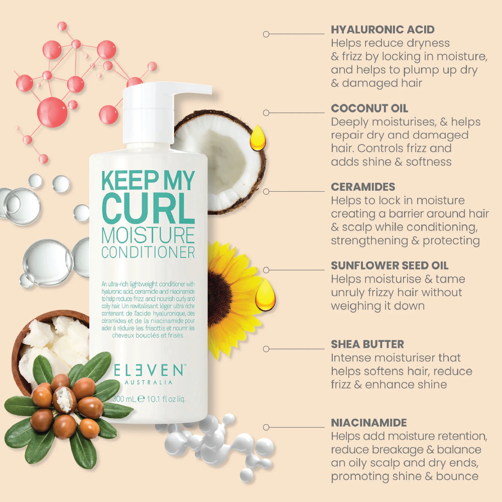 ELEVEN KEEP MY CURL CONDITIONER FOR CURLY HAIR  300ML