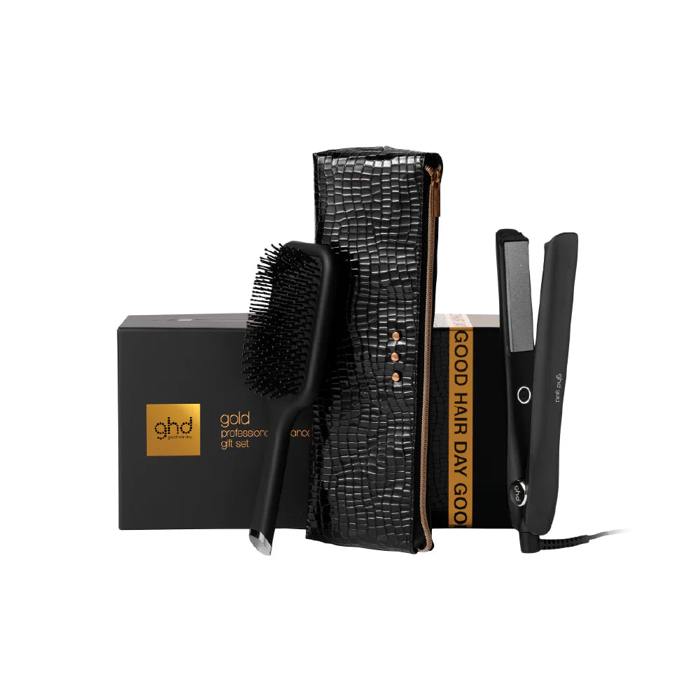 ghd GOLD® STYLER GIFT SET WITH BAG AND PADDLE BRUSH