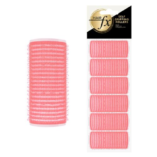 HAIR FX VELCRO ROLLER PINK 25MM 6PC