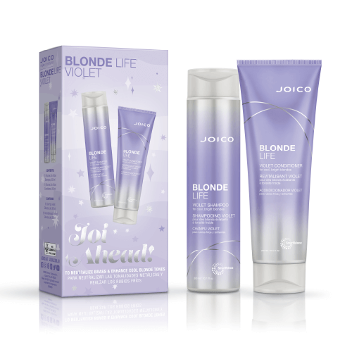 JOICO BLONDE LIFE VIOLET DUO PIECE GIFT SET FOR TONING BLONDE HAIR