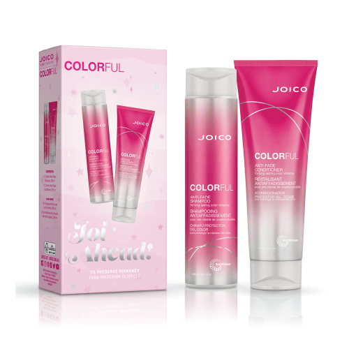 JOICO COLORFUL DUO GIFT SET TO REPAIR AND PROTECT COLOUR TREATED HAIR