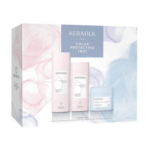 KERASILK HYDRATED AND RADIANT COLOR PROTECTING GIFT SET