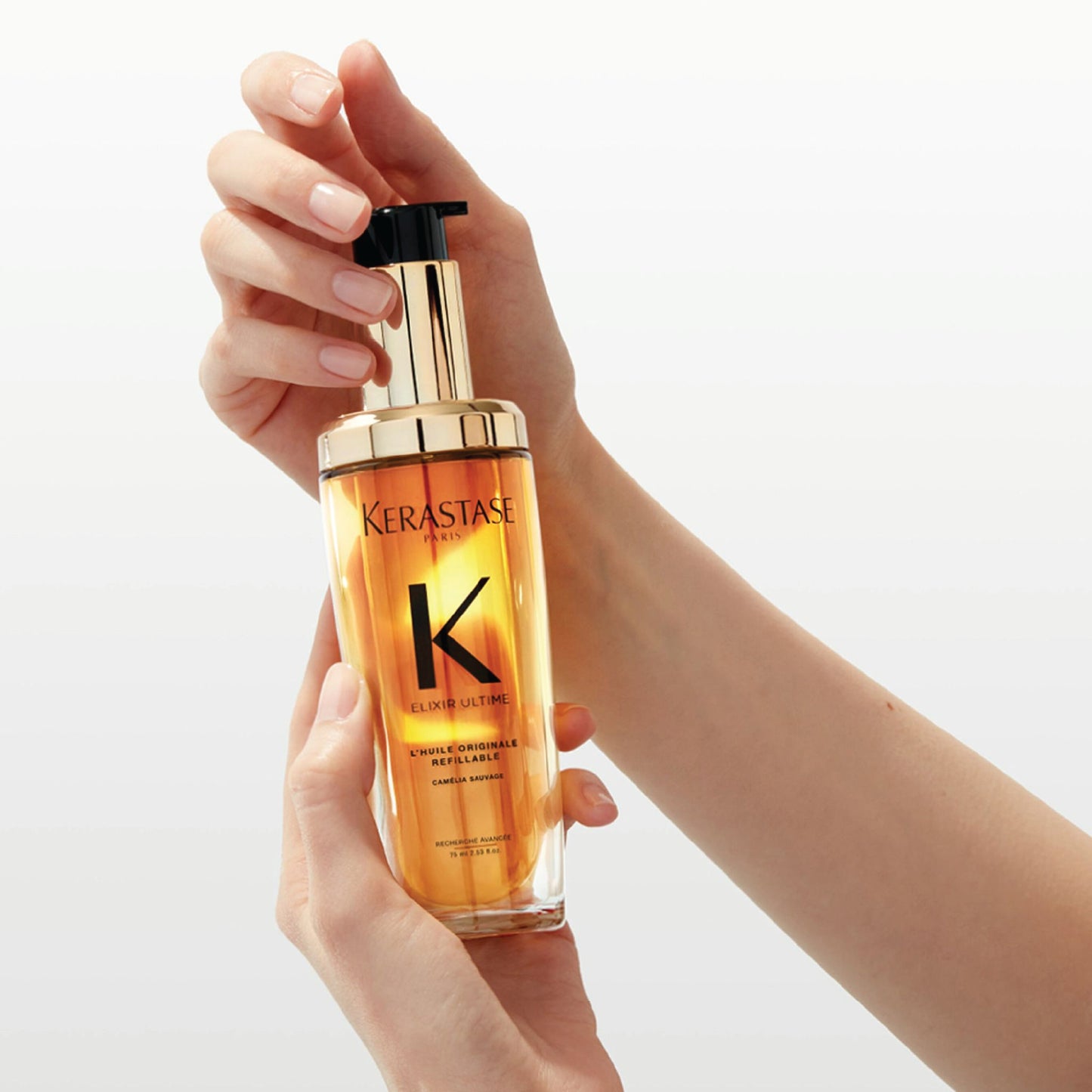 KÉRASTASE ELIXIR ULTIME L'HUILE ORIGINALE REFILLABLE HAIR OIL 75ML