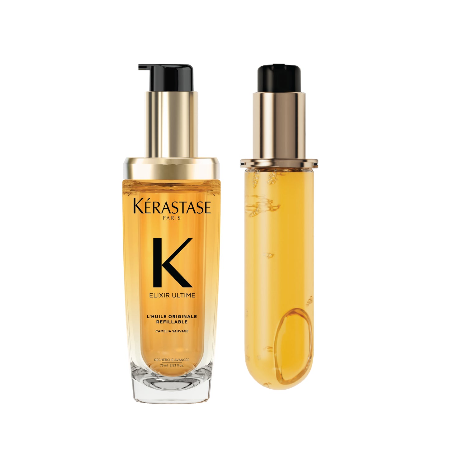 KÉRASTASE ELIXIR ULTIME L'HUILE ORIGINALE REFILL AND RENEW SET