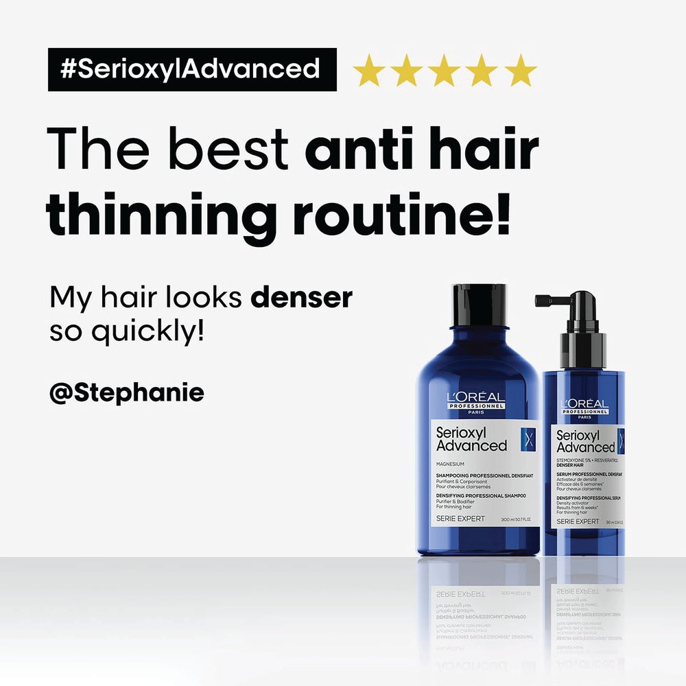 L’ORÉAL PROFESSIONNEL SERIOXYL ADVANCED HAIR KIT FOR FINE OR THINNING HAIR