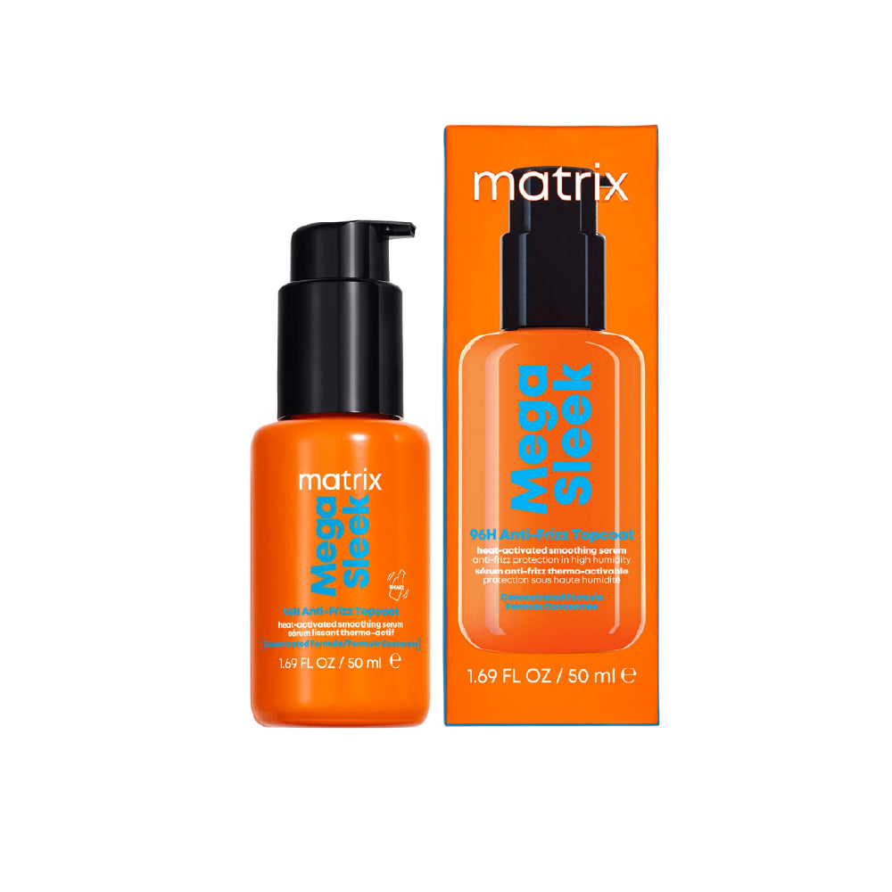MATRIX MEGA SLEEK 96H ANTI FRIZZ TOP COAT SMOOTHING SERUM 50ML