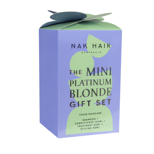 NAK THE MINI PLATINUM BLONDE TRAVEL GIFT SET FOR BLONDE HAIR