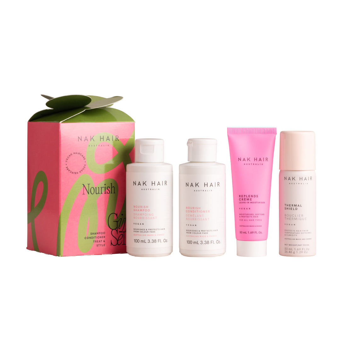 NAK THE MINI NOURISH TRAVEL GIFT SET FOR DRY DAMAGED HAIR