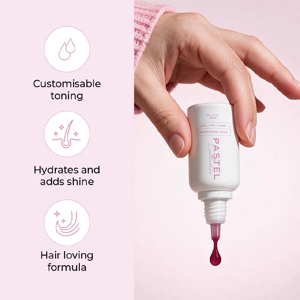 PASTEL COLLECTIVE ROSE TONER DROPS 30ML