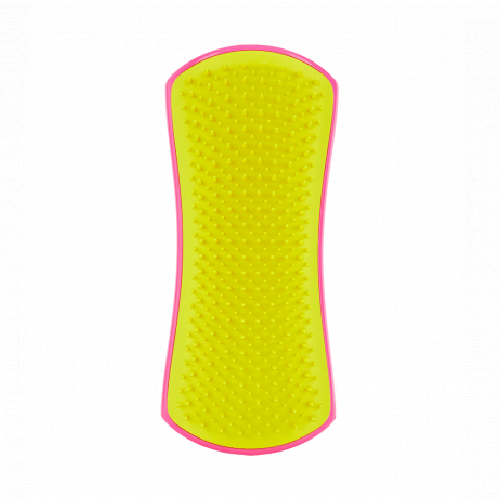 Pet Teezer Detangling And Dog Grooming Pink/Yellow Front View