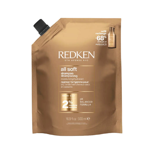 REDKEN ALL SOFT SHAMPOO REFILL 500ML