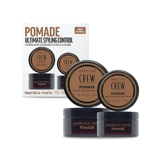 SEASONAL AMERICAN CREW CREAM POMADE WITH BONUS TRAVEL SIZE