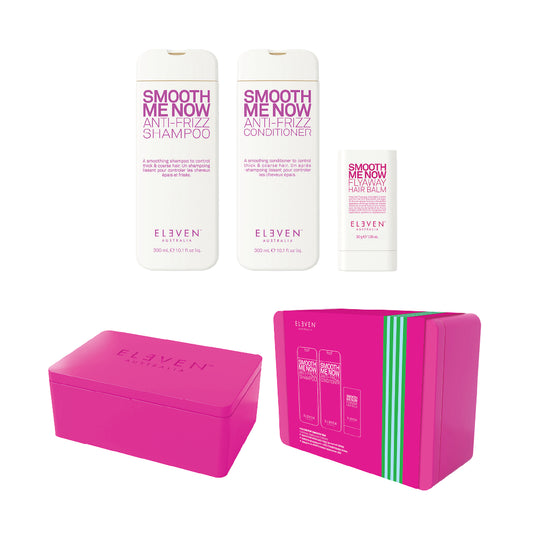 SEASONAL ELEVEN SMOOTH ME NOW GIFT SET TO CONTROL THICK AND COARSE HAIR