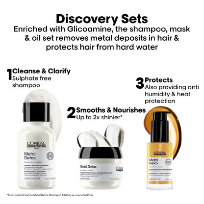 SEASONAL L’ORÉAL PROFESSIONNEL METAL DETOX MINI TRIO KIT